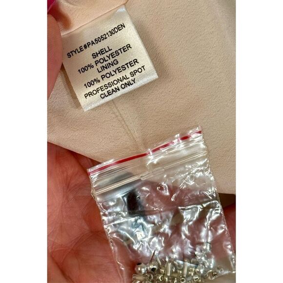 NWT Parker Monaco Beaded Open Back Shift Dress Women's Medium - Picture 7 of 11